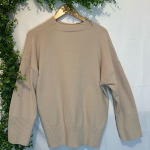Neutral tone Cashmere style sweater